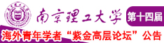 欧美大吊操逼操嫩逼南京理工大学第十四届海外青年学者紫金论坛诚邀海内外英才！